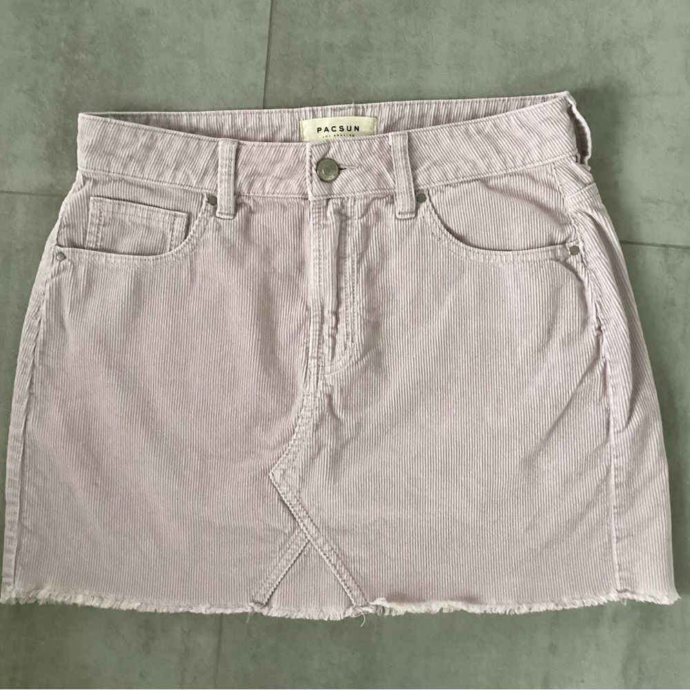 ❤️Pacsun Corduroy Short Skirt- Light Purple